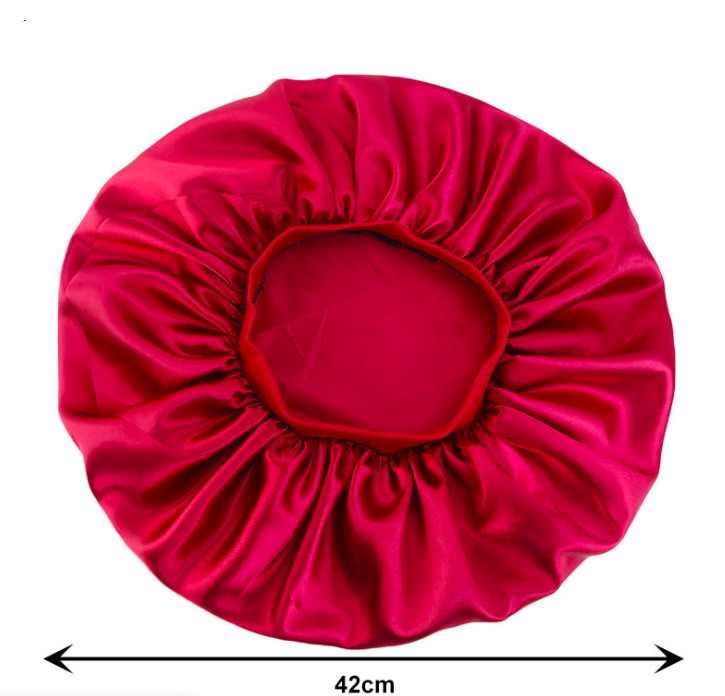 Beauty Print Satin Silk Bonnet Sleep Night Cap – Soft Hair Protection Sleeping Cap for Women - Image 6
