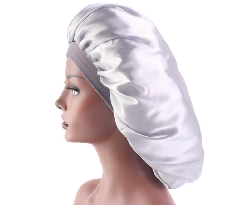 Beauty Print Satin Silk Bonnet Sleep Night Cap – Soft Hair Protection Sleeping Cap for Women - Image 7