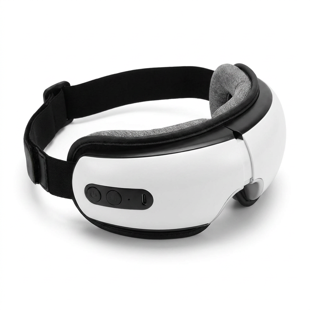 Thermal Eye Massager with Heat, Air Compression & Bluetooth Music | Rechargeable Eye Care Device