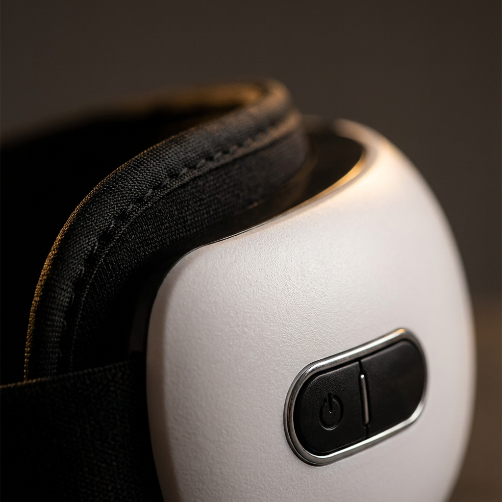 Thermal Eye Massager with Heat, Air Compression & Bluetooth Music | Rechargeable Eye Care Device