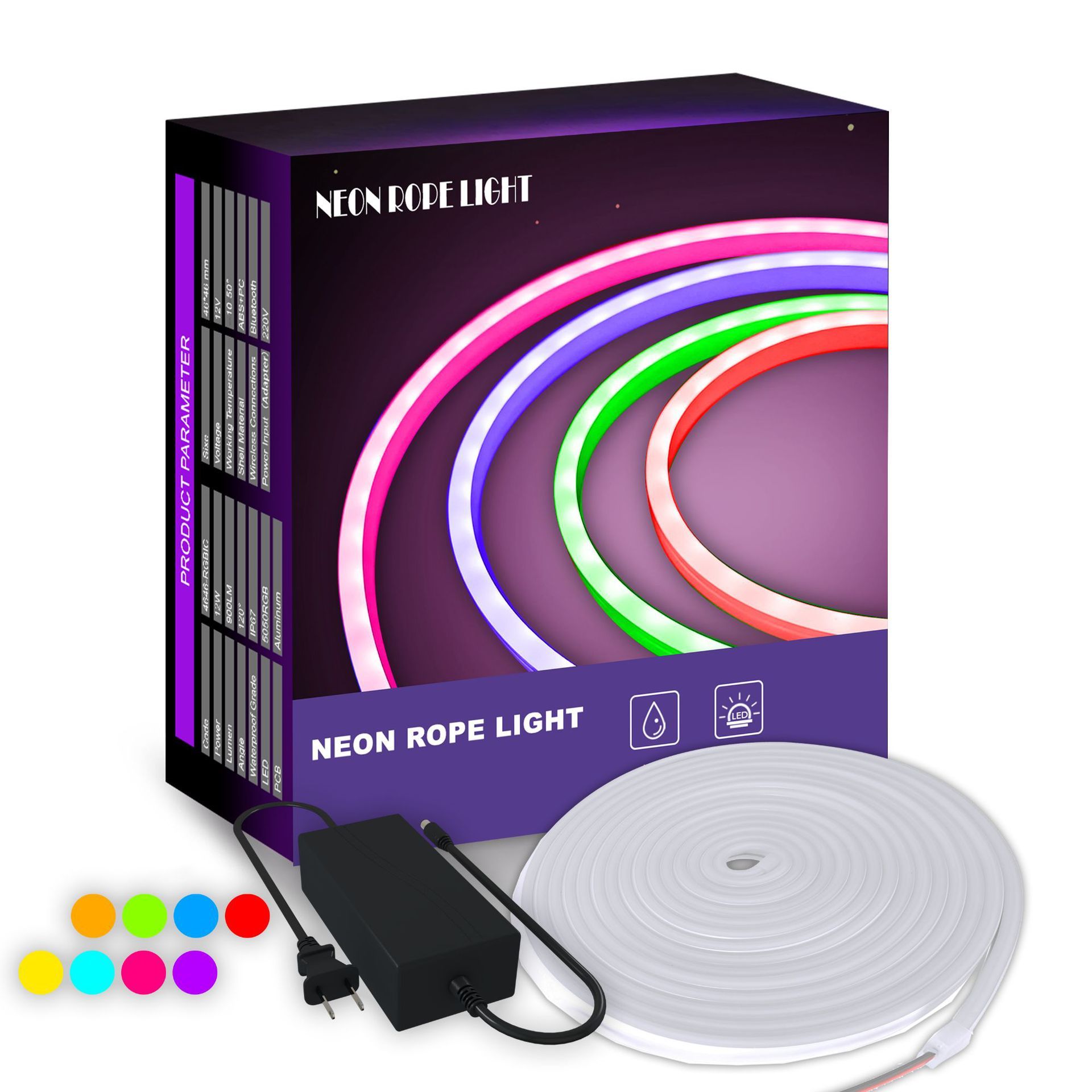 LED Flexible Neon Light Belt Modeling - Image 2