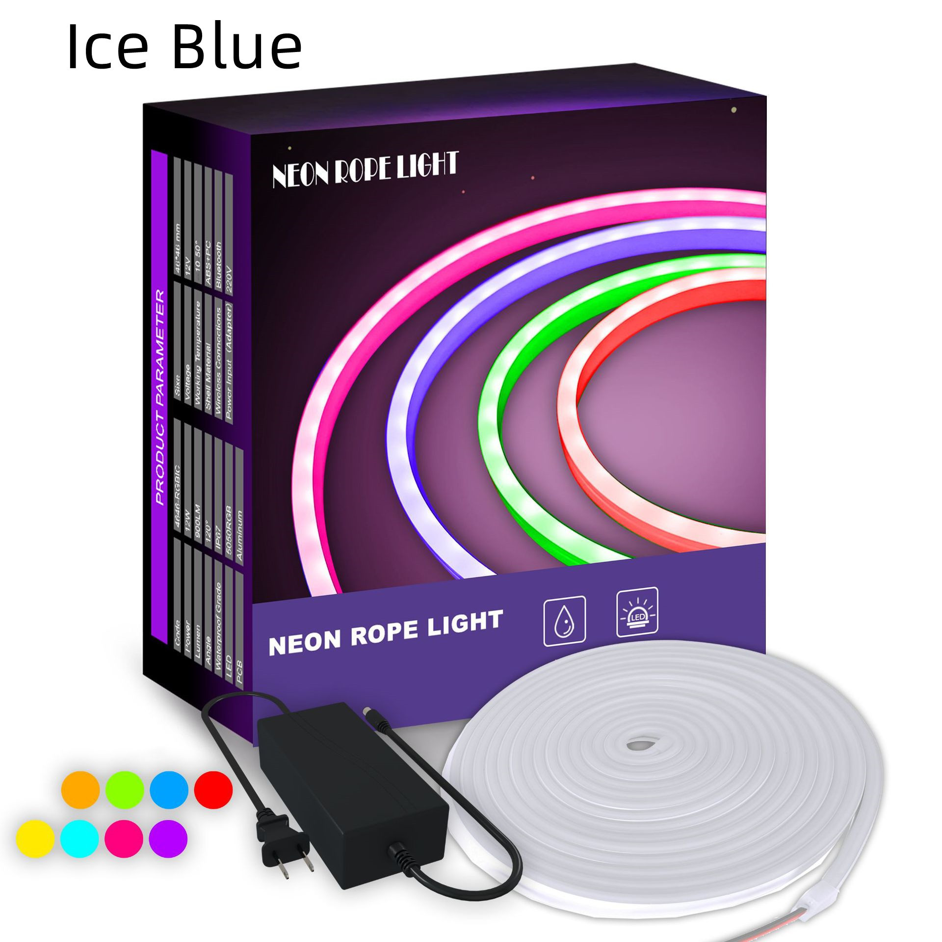 LED Flexible Neon Light Belt Modeling - Image 7